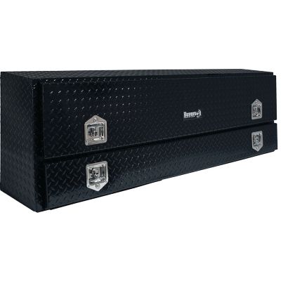 Buyers Products 96 in. x 13.5 in. x 21 in. Black Diamond Tread Aluminum Contractor Truck Tool Box