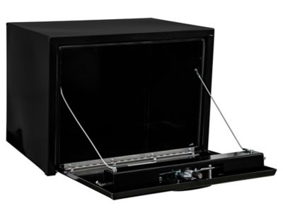 Image showing  Steel Underbody Truck Box with 3-Point Latch, 24 in. x 24 in. x 24 in., Black