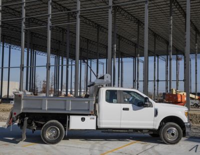 Image showing  Steel Underbody Truck Box with 3-Point Latch, 24 in. x 24 in. x 24 in., White