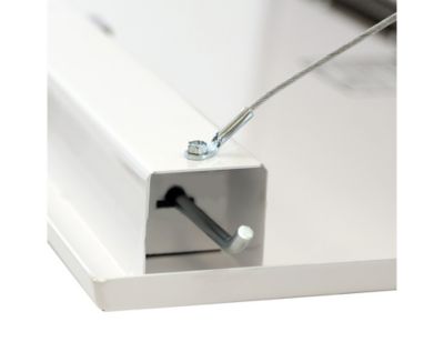 Image showing  Steel Underbody Truck Box with 3-Point Latch, 24 in. x 24 in. x 24 in., White