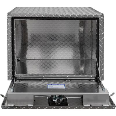 Image showing  Diamond Tread Aluminum Underbody Truck Box with 3-Point Latch, 18 in. x 18 in. x 24 in.