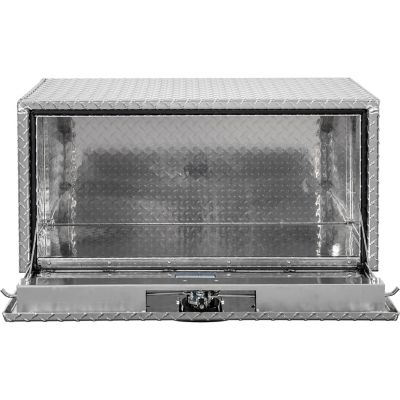 Image showing  Diamond Tread Aluminum Underbody Truck Box with 3-Point Latch, 18 in. x 18 in. x 36 in.