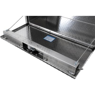 Image showing  Diamond Tread Aluminum Underbody Truck Box with 3-Point Latch, 18 in. x 18 in. x 36 in.