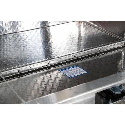 Image showing  Diamond Tread Aluminum Underbody Truck Box with 3-Point Latch, 18 in. x 18 in. x 36 in.