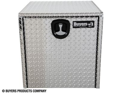 Image showing 5 th Buyers Products Diamond Tread Aluminum Underbody Truck Box with 3-Point Latch, 24 in. x 24 in. x 24 in.