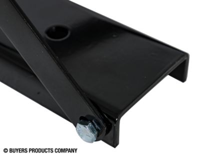 Image showing  18 in. x 18 in. Bolted Formed Steel Mounting Brackets, Black