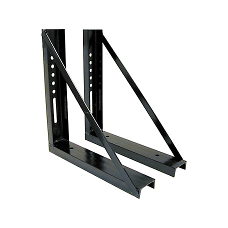 Buyers Products 18 in. x 24 in. Welded Black Steel Structural Mounting Brackets