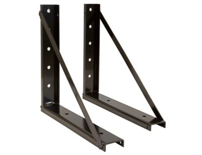 Buyers Products 24 in. x 24 in. Welded Formed Steel Mounting Brackets, Black