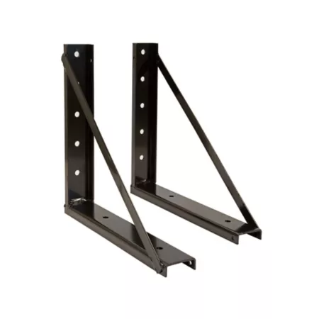 Buyers Products Welded Formed Steel Mounting Brackets Black 24 in x 24 in. Cargo Carrier Mounting Kits