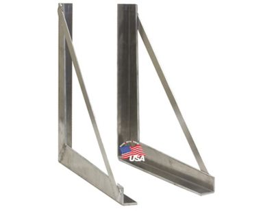 Buyers Products Welded Aluminum Mounting Brackets, 18 in. x 18 in.