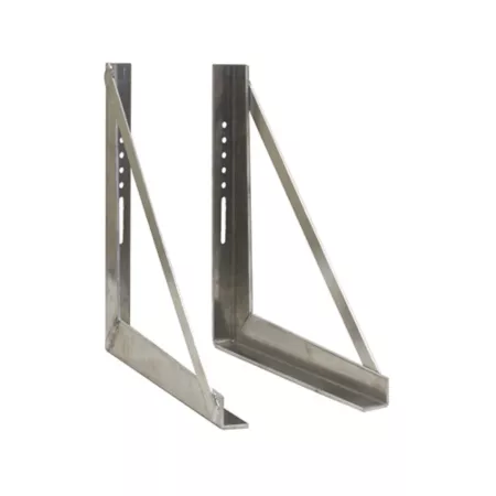 Buyers Products Welded Aluminum Mounting Brackets 18 in x 18 in. Cargo Carrier Mounting Kits