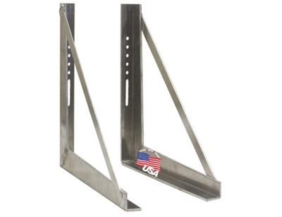 Buyers Products 18 in. x 18 in. Welded Stainless Steel Mounting Brackets