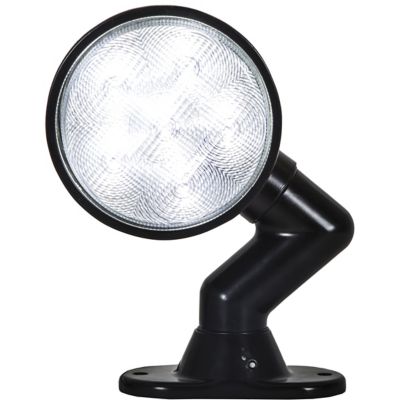 Buyers Products 1,350-Lumen Articulating Clear Round Flood Light, 5 in.