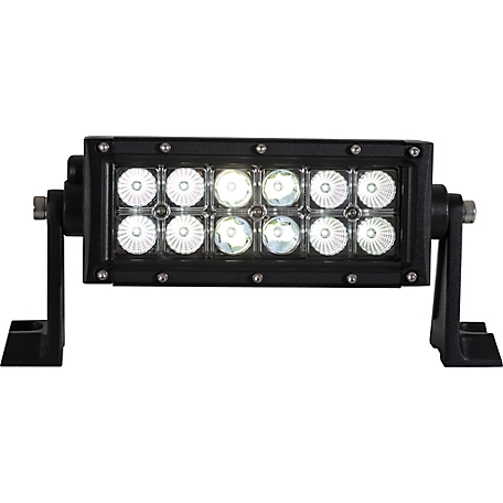 Buyers Products 8.125 in. Ultra Bright Straight Double-Row Clear Combination Spot/Flood LED Light Bar