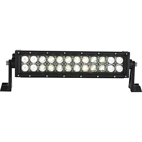 Buyers Products 14.125 in. Ultra Bright Straight Double-Row Clear Combination Spot/Flood LED Light Bar