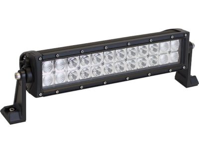 Image showing  14.125 in. Clear LED Ultra Bright Straight Double-Row Combination Spot/Flood Light Bar