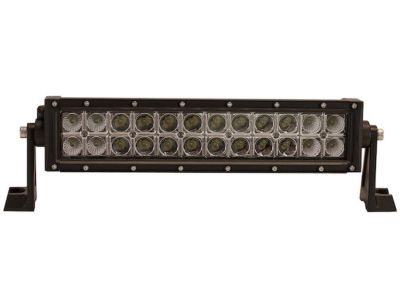 Image showing  14.125 in. Clear LED Ultra Bright Straight Double-Row Combination Spot/Flood Light Bar