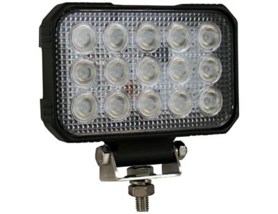 Image showing  5.875 in. x 4.875 in. Clear Rectangular Flood Light