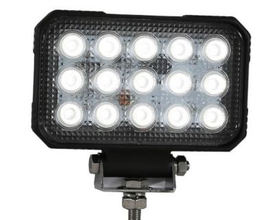 Image showing  5.875 in. x 4.875 in. Clear Rectangular Flood Light