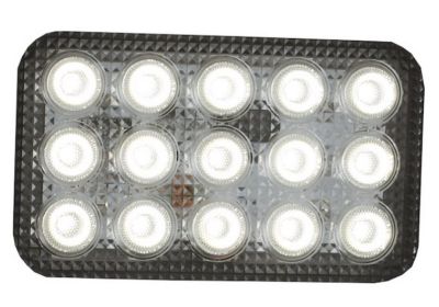 Image showing 6 th Buyers Products 5.875 in. x 4.875 in. Clear Rectangular Flood Light