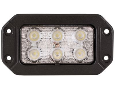 Image showing  6.5 in. x 3.5 in. Rectangular LED Clear Flood Light