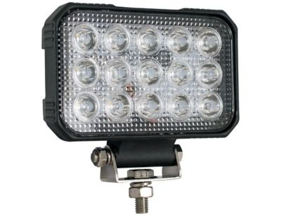 Image showing  5.875 in. x 4.875 in. Clear Rectangular Spot Light