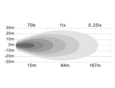 Image showing  5.875 in. x 4.875 in. Clear Rectangular Spot Light