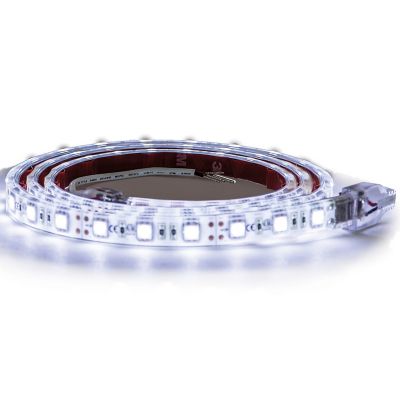 Buyers Products 201-LED Strip Light with 3M Adhesive Back, 132 in., Clear and Cool