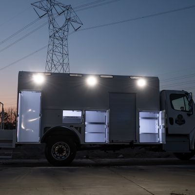 Image showing  60 in. 90-LED Strip Light with 3M Adhesive Back, Clear and Cool