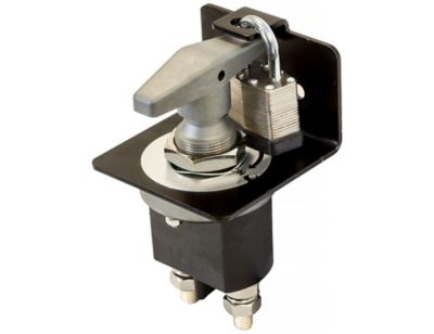 Buyers Products Locking Truck Battery Disconnect Switch with Lock-Out
