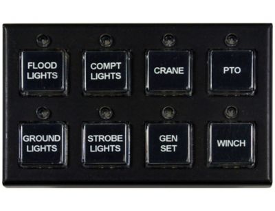 Buyers Products 8-Function Pre-Wired Switch Panel
