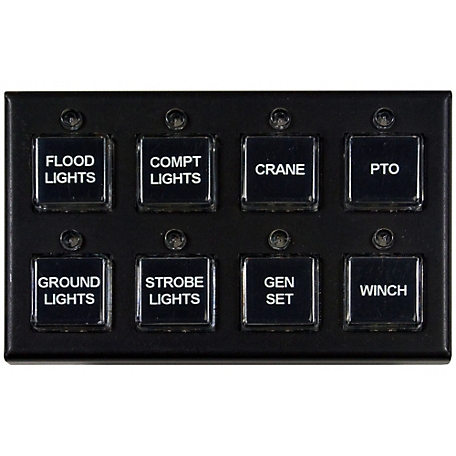 Buyers Products 8-Function Pre-Wired Switch Panel
