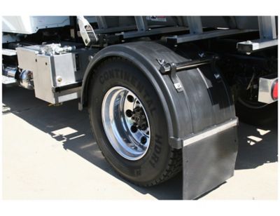 Image showing  Ribbed Polyethylene Fender, 24 in., Black