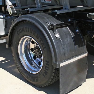 Image showing  Powder-Coat Poly Fender Mounting Kit, Black