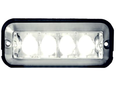 Buyers Products 4.875 in. Clear Rectangular Strobe Light