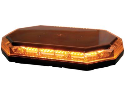 Buyers Products 15 Inch Amber Octagonal Mini Light Bar with 10 Flash Patterns