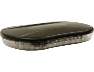 Image showing  10 in. Amber LED Class 1 Low-Profile Mini Light Bar with 20 Flash Patterns