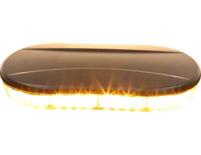 Image showing  10 in. Amber LED Class 1 Low-Profile Mini Light Bar with 20 Flash Patterns