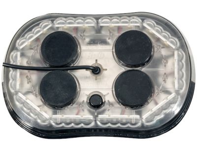 Image showing  10 in. Amber LED Class 1 Low-Profile Mini Light Bar with 20 Flash Patterns