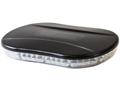 Image showing 6 th Buyers Products 10 in. Amber LED Class 1 Low-Profile Mini Light Bar with 20 Flash Patterns