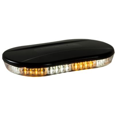 Buyers Products Class 1 Low-Profile Amber/Clear Oval LED Mini Light Bar