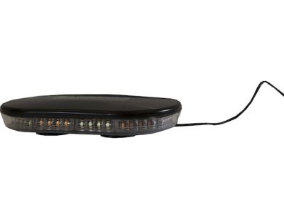 Image showing  10 in. Amber/Clear LED Class 1 Low-Profile Mini Light Bar with 20 Flash Patterns