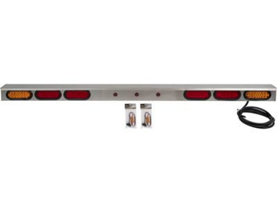 Image showing  77 in. Oval Salt Spreader LED Light Bar Kit