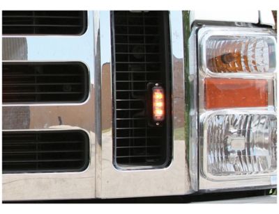 Image showing  3.375 in. Amber LED Mini Strobe Light