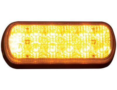 Image showing  5.5 in. Amber Rectangular Strobe Light