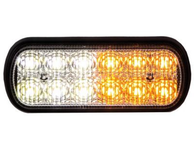 Buyers Products 5.5 in. Amber/Clear Rectangular Strobe Light
