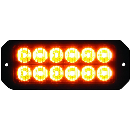 Buyers Products 5.19 in. Amber Rectangular LED Strobe Light