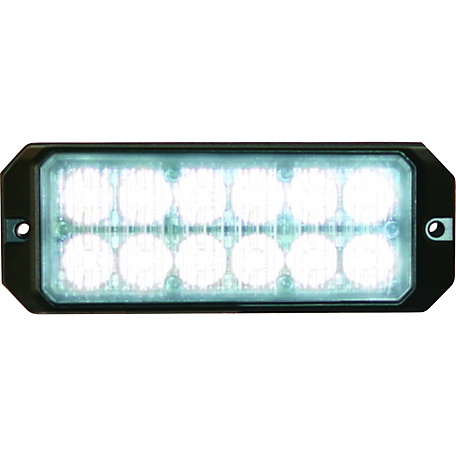 Buyers Products 5.19 in. Clear Rectangular LED Strobe Light