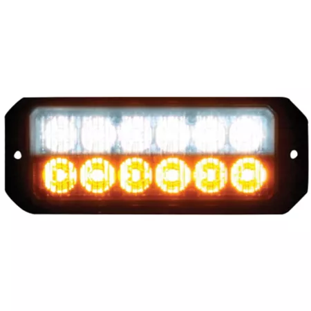 Buyers Products 5.19 in Clear/Amber LED Rectangular Strobe Light Strobe Lights