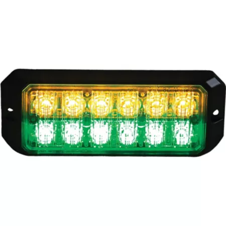 Buyers Products 5.19 in Rectangular Amber/Green LED Strobe Light Strobe Lights